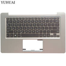 NEW US Laptop Keyboard for ASUS TX300 TX300CA English Backlit keyboard with silver palmrest upper cover 2023 - купить недорого
