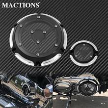 Motorcycle CNC Transparent 6 Holes Derby Timer Timing Engine Clutch Cover For Harley Sportster XL XR 04-17 883 1200 72 48 Custom 2024 - buy cheap