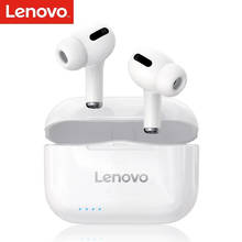 Lenovo LP1S TWS Bluetooth наушники спортивные беспроводные наушники стерео звук наушники гарнитура с микрофоном для IOS и Android 2024 - купить недорого