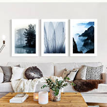 Настенная картина «Северный Горный пейзаж», постеры и принты на холсте, украшение для гостиной 2024 - купить недорого