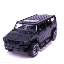 11.5CM 1/32 Metal Alloy Classic Hummer H3 SUV Off Road Auto Car Model Pull back Model Diecast Vehicles Toy F Children collection 2024 - buy cheap