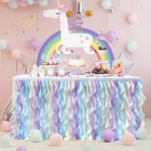 High Quality Table Cloth Rectangle Tulle Tablecloth Table Skirt Decorative Mat Party Decor 2024 - buy cheap