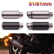 51mm 60mm Motorcycle pipe exhaust with DB killer Exhaust Pipe Muffler For Honda Hornet 250 CB 600 599 cb400 NC700 X S VTX1300 2024 - buy cheap