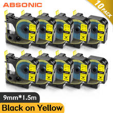 Absonic-Tubo termorretráctil para impresora DYMO Rhino, cinta de etiquetas Compatible con Rhino 18051, 18053, 18052, 18054, Color mezclado, 1000 2024 - compra barato