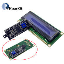 Модуль 5 в 1602 HD44780 синий экран белый код 16x2 символа ЖК-дисплей для Arduino DIY KIT IIC/I2C последовательный интерфейс адаптер 2024 - купить недорого