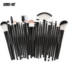MAANGE 25pcs Makeup Brushes Set Beauty Foundation Power Blush Eye Shadow Brow Lash Fan Lip Concealer Face MakeUp Tool Brush Kit 2024 - buy cheap