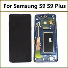 Super AMOLED LCD Display For Samsung Galaxy Galaxy S9 S9 Plus S9+ LCD Touch Screen Digitizer Assembly With Frame For S9 S9+ LCDs 2024 - buy cheap