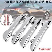 8pcs set Chromed Handle Cover For Honda for Accord Sedan 2008 2009 2010 2011 2012 ABS Car Replacement Accessories Frame Cover 2024 - buy cheap