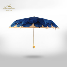 Gold Luxury Parasol Cute Double Layer Women Sun Rain  UV-Protection Umbrella Vintage Lady Flower High Quality Rain Gear U5B 2024 - buy cheap