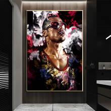 Tyler, linda pintura a óleo para parede, pôster e impressões artísticas, modernas, decorativas para sala de estar e casa, hip hop 2024 - compre barato