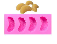 6 orificios silicona Durian pastel molde para hornear Fondant pastel decoración herramientas silicona caramelo molde DIY jabón hecho a mano resina artesanías 2024 - compra barato