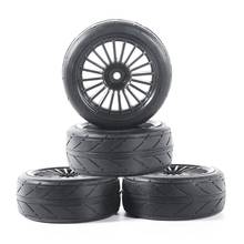 1/10 4pcs Tires Rims Wheels Hub 12mm for 1:10 HSP HPI Axial Scx10 Traxxas Trx-4 Trx4 Tamiya HPI RC On Road RC Car Tyres 2024 - buy cheap