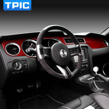 TPIC For Ford Mustang 2009-2013 Carbon Fiber Dashboard Instrument Panel Trim Cover Interior Moulding Decorative Car Stickers 2024 - buy cheap