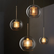 Loft Modern Nordic Pendant Lights for Dining Room Restaurant Desktop Bedroom Decorative Kitchen Glass Ball Hanging Lamps Fixture 2024 - buy cheap
