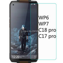 2 Pieces Tempered Glass Case for Oukitel WP6 WP7 C18 C17 Pro Screen Protector  For Oukitel C18pro C17pro Protective Film Glass 2024 - buy cheap