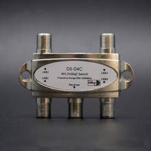 DiSEqC-Interruptor de 4 a 1 para receptor de televisión por satélite, interruptor LNB plano, antena de señal, modelo DS-04C, 4x1 2024 - compra barato