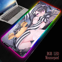 MRGBEST Anime Sexy Girl Big Ass RGB Gaming Mouse Pad XXL Computer Mouse Mat LED Colorful Backlight Mice Pad Keyboard Desk Pads 2024 - buy cheap