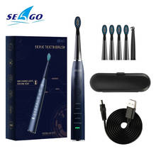 Seago Electric Toothbrush Adult USB Fast Charge Waterproof Rechargeable Sonic Automatic Tooth Brush Replacement Heads SG-575 2024 - buy cheap