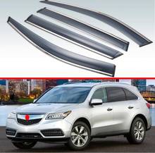 Para Acura MDX (YD3) 2014-2019 Visor Exterior de plástico persianas de ventilación ventana sol lluvia Deflector 4 Uds 2024 - compra barato