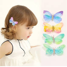 10pcs Butterfly Hair Clips Candy Color Women Baby Girls Kids Barrette Wedding Party Hairpins Hair Accessories Girls Gift 2024 - buy cheap