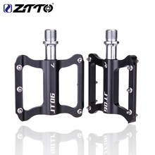 Ztto 2 pces universal poderoso pedal de bicicleta, com pino antiderrapante mtb rolamento anti-skid pedal plana peças de modificação de reparo de bicicleta 2024 - compre barato