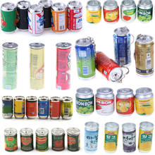 1/3/4/5P/6cs 1:12 Canned Beer Fruit/vegetables/drink Cans Dollhouse Miniature Toy Doll Food Kitchen Living Room Accessories 2024 - buy cheap