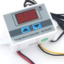 Controlador Digital LED de temperatura, XH-W3001 para incubadora, refrigeración, calefacción, termostato, Sensor NTC, 10A, 12V, 24V, 110V, 220VAC 2024 - compra barato