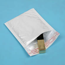 50pc/lot White Bag Foam Envelope Foam Foil Packaging Envelope Moistureproof Vibration Bag Christmas Package Gift Bags 11*15cm 2024 - buy cheap