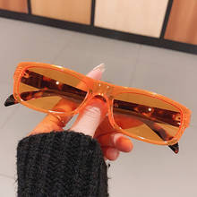 Gafas de sol con remaches cuadrados para hombre y mujer, lentes de sol unisex con remaches cuadrados pequeños, color Naranja degradado, estilo Hip Hop, 2021 Mew, color negro 2024 - compra barato