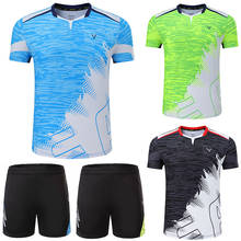 Trajes deportivos de bádminton para hombre y mujer, camisas cortas para gimnasio, entrenamiento, tenis, correr, tenis de mesa, pantalones cortos, 2021 2024 - compra barato