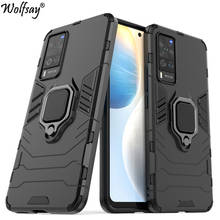 For Vivo X60 5G Case Bumper Armor Magnetic Suction Stand Full Edge Back Cover For Vivo X60 5G Case For Vivo X60 X 60 X60Pro 5G 2024 - buy cheap