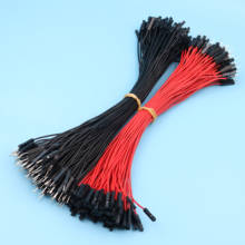 100Pcs 2.54mm 1P-1P Male to Female Dupont Wire 20cm Jumper Red & Black 2024 - buy cheap