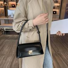 Retro Pattern Women Messenger Handbags Casual Solid Shoulder Bags Leather Casual Shopping Shoulder Bag Solid Color Tote 2024 - buy cheap