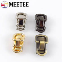 Meetee 2/4pcs D Ring Bag Side Clip Buckles Screw Handbag Chain Handles Connector Bag Hanger DIY Hardware Accessories BD420 2024 - buy cheap