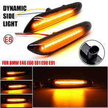 2X LED Dynamic Turn Signal Side Light Sequential Blinker Lamp For BMW E90 E91 E92 E93 E60 E61 E81 E82 E83 E84 E88 E46 2024 - buy cheap