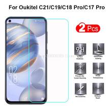 2Pcs Oukitel C21 C19 C18 C17 Pro Tempered Glass Screen Protector Explosion-proof Protective Glass Film Guard Cristal Oukitel C21 2024 - buy cheap