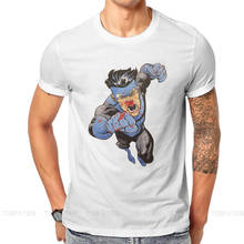 Camiseta de Manga de superhéroe de invencible para hombre, ropa clásica Grunge para Adolescente, de algodón grande, Harajuku, de cuello redondo 2024 - compra barato