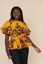 African Clothes for Women 2021 Spring and Summer African Women Printing Short Sleeve T-shirt African Clothing 2024 - buy cheap
