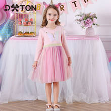 DXTON-Vestidos infantiles para niñas, ropa de otoño e invierno, vestido de fiesta de cumpleaños para niños pequeños, disfraz de Navidad para niñas, 2020 2024 - compra barato