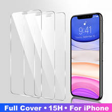 3pcs Tempered Glass For iphone 11 Pro Max XS XR 6s 7 8 Plus SE 2020 Screen Protector Glass on iphone X 11 Pro Max glass 2024 - buy cheap