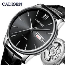 CADISEN Automatic Watch Men Mechanical Genuine Leather Watches Top Luxury Brand Japan NH36A Wrist watch Clock Relogio Masculino 2024 - buy cheap
