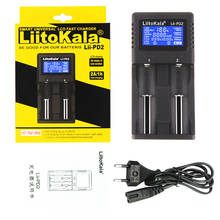 Liitokala LiiPD2 18650 3.7V Li-ion charger 1.2V NiMH battery21700 18350 18500 AAA LiFePO43.2V 3.85V cargador 26650 2024 - buy cheap