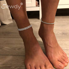 Эластичный ножной браслет, эластичные браслеты для ног, женский браслет в стиле бохо с кристаллами, для щиколотки, сандалии, ювелирные изделия для женщин 2020 2024 - купить недорого