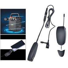 UHF Wireless Microphone System Rechargeable Headset Mic/Lavalier Lapel Mic, Transmitter and Receiver, for Stage and Recording 2024 - buy cheap