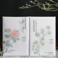 30 Pcs Creative Chinoiserie Artsy Leaves Writing Note Plants Flowers Memo Pads Transparent Paper Loose Leaf Paper 2024 - buy cheap