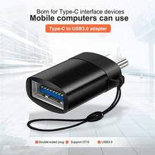 Переходник USB USB-C Type C (штекер)/USB 3,1 (гнездо) для передачи данных, OTG, для мобильных аксессуаров Xiaomi, Huawei, 3,0 2024 - купить недорого