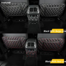 For Volkswagen VW Tiguan MK2 2016 2017 2018 2019 2020 2021 Rear Seat Anti-Kick Pad Rear Seats Cover Back Armrest Protection Mat 2024 - buy cheap