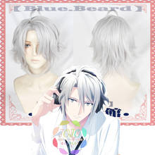 IDOLiSH7 TRIGGER Yaotome Gaku Silver Gray Short Cosplay Heat Resistant Synthetic Hair Carnival Halloween Party + Free Wig Cap 2024 - buy cheap