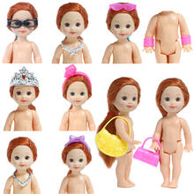 Collares de gafas al azar para muñeca Barbie, pulsera, pendientes, bolsas, accesorios de ropa para muñeca Kelly, 24 Uds. 2024 - compra barato