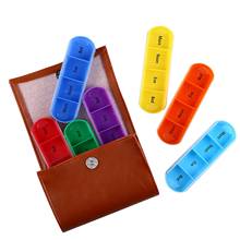 7 Days 28 Grids Rainbow Colors Pill Box Pill Case Container Portable Medicine Dispensing Box Tablet Dispenser Splitters 2024 - buy cheap